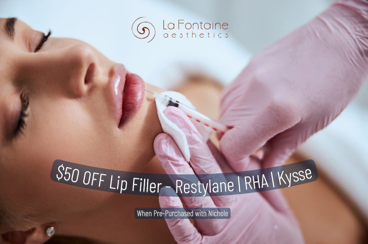$50 OFF Lip Filler - Restylane | RHA | Kysse