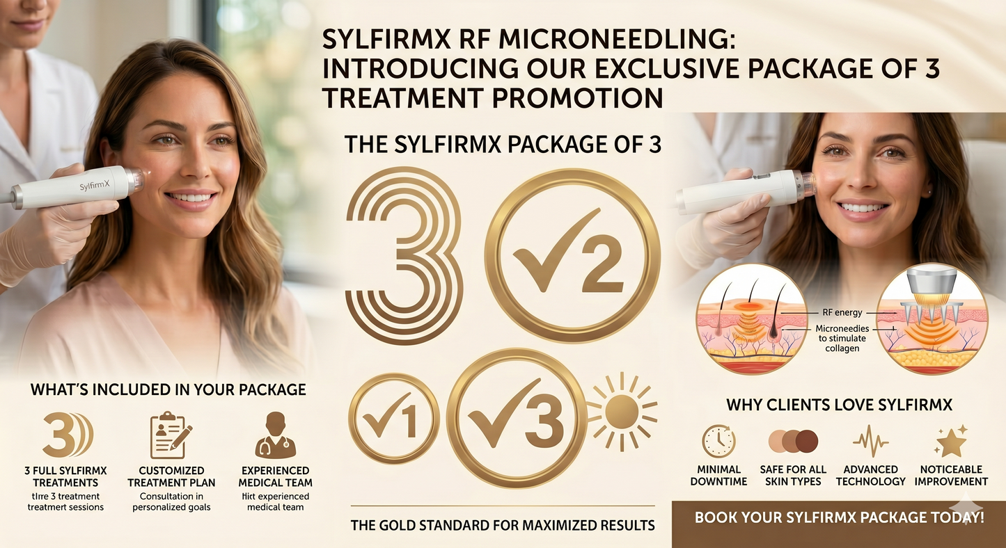 SylfirmX RF Microneedling - Package of 3
